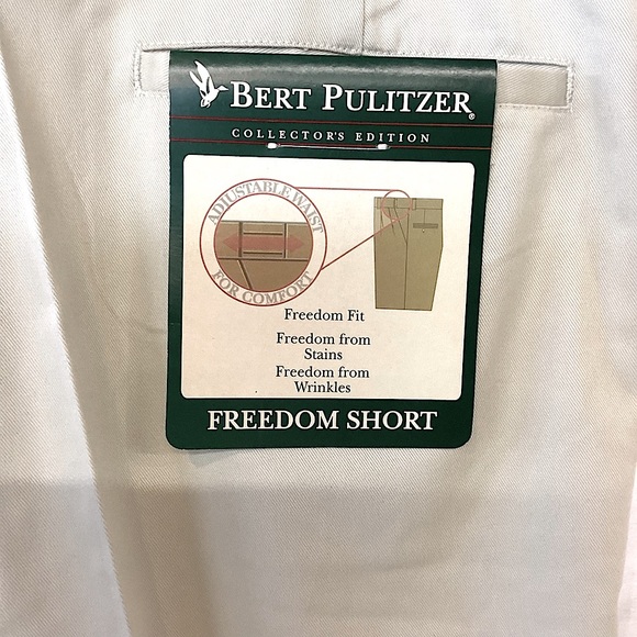 Bert Purlitzer Men’s Shorts New with Tags Khaki Stone Color Size 36 - Picture 9 of 16